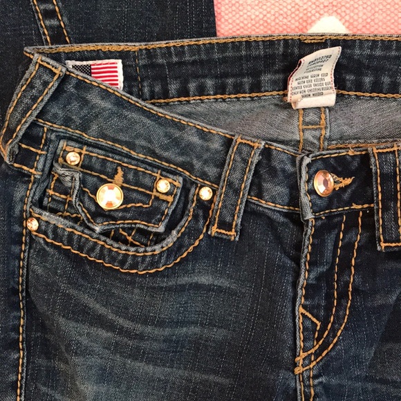 True Religion Rhinestone Jeans - Picture 4 of 8